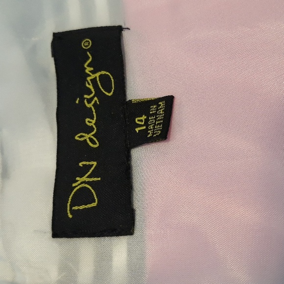 DN Design/ Multi Color/ Striped/ Sleeveless/ Cocktail Dress / Size 14 - Picture 9 of 11